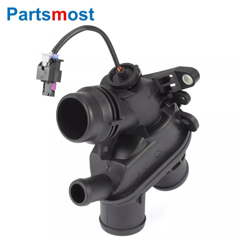 3.0 V6 Petrol Auto Thermostat Housing w/ Sensor for LR4 Range Rover RR Sport 14- New Discovery Velar LR062498 LR069809 LR095895