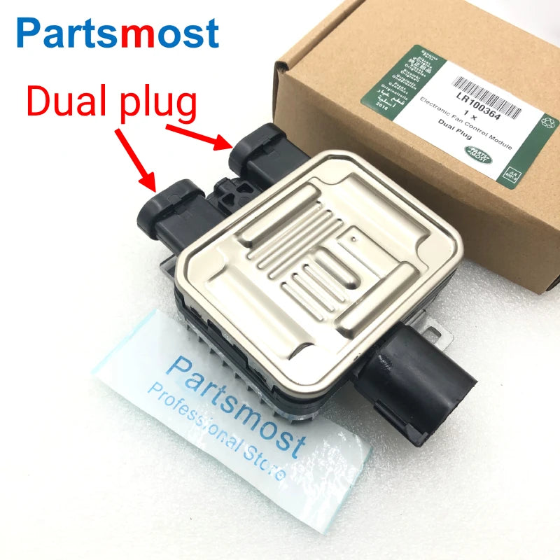 ELECTRONIC FAN CONTROL MODULE FOR LAND ROVER LR2 RR EVOQUE DISCOVERY SPORT VOLVO SINGLE LR026078 LR044833 DUAL LR045248 LR100364