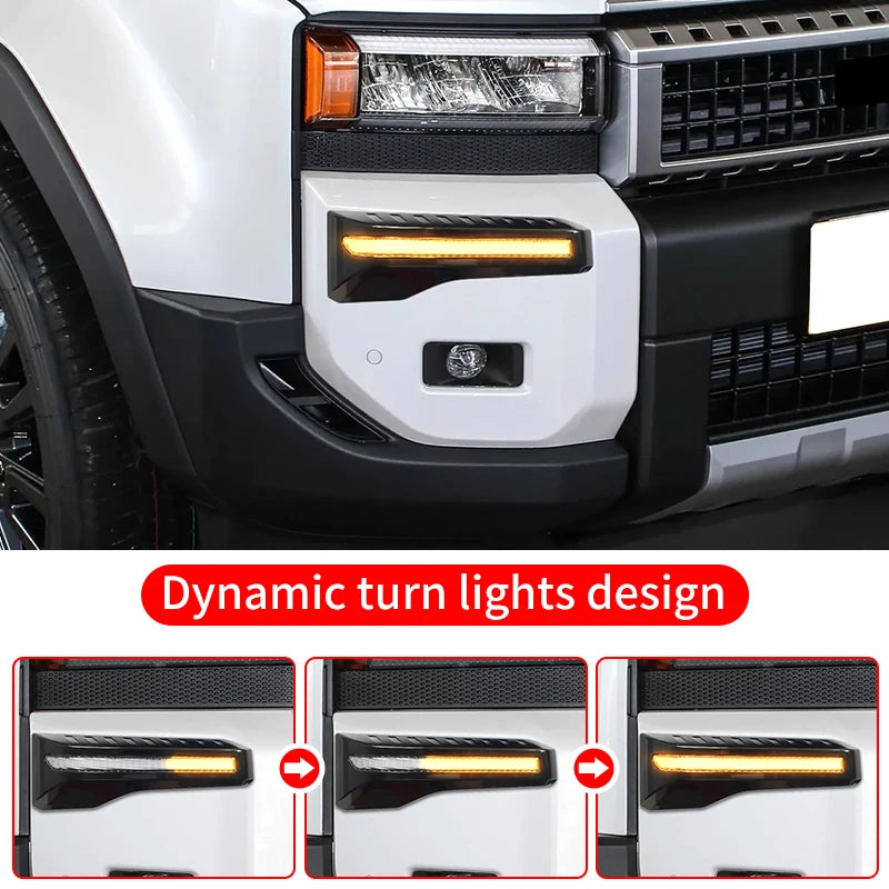 Front Daytime running lamp Turn Signa For Toyota Land Cruiser 250 2024 2025 Prado LC250