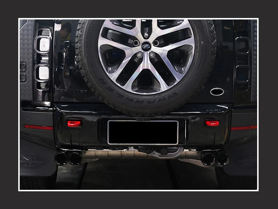 Body Kits for Land Rover Defender 110 2020-2024 High Quality Bumper Fog Light Case Grille modification Gloss Black Kit