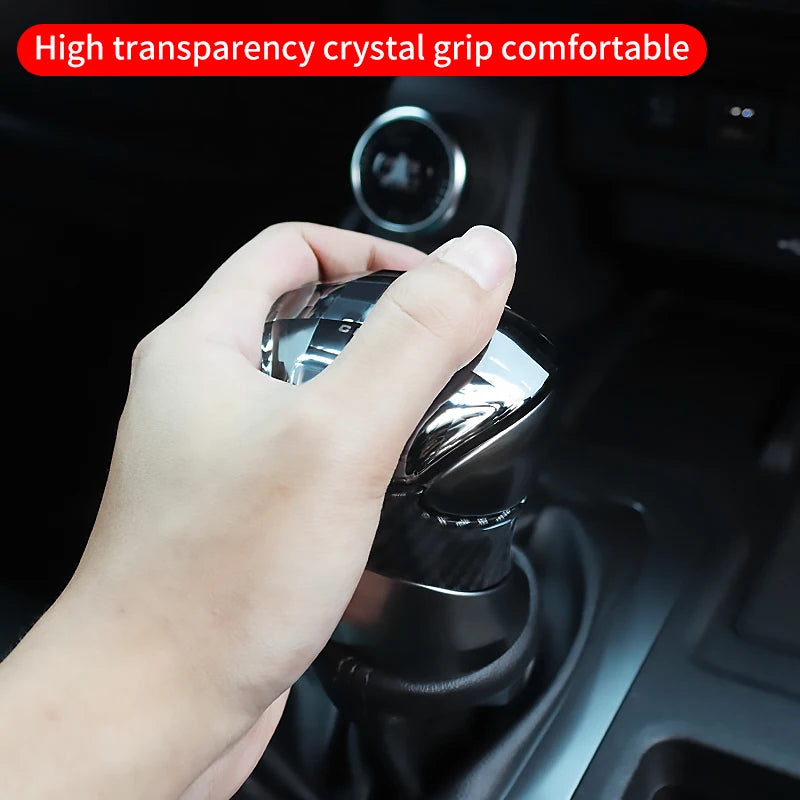 LED Crystal Gear Shift Knob For Toyota Land Cruiser 250 2024 2025 Prado LC250