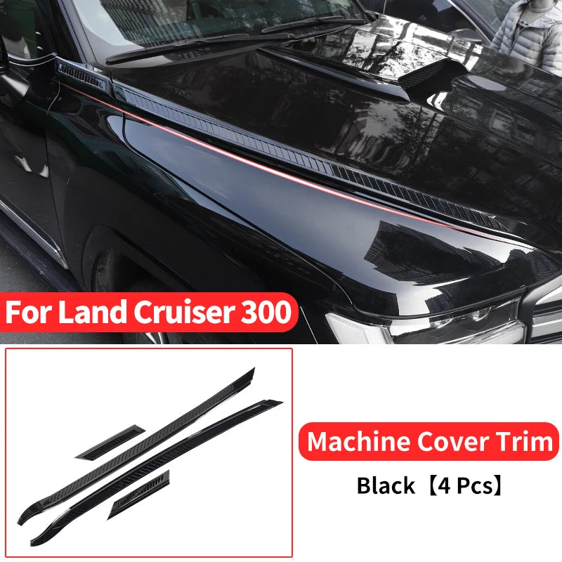 Bonnet Cover decorationFor 2021-2024 Toyota Land Cruiser 300 LC300