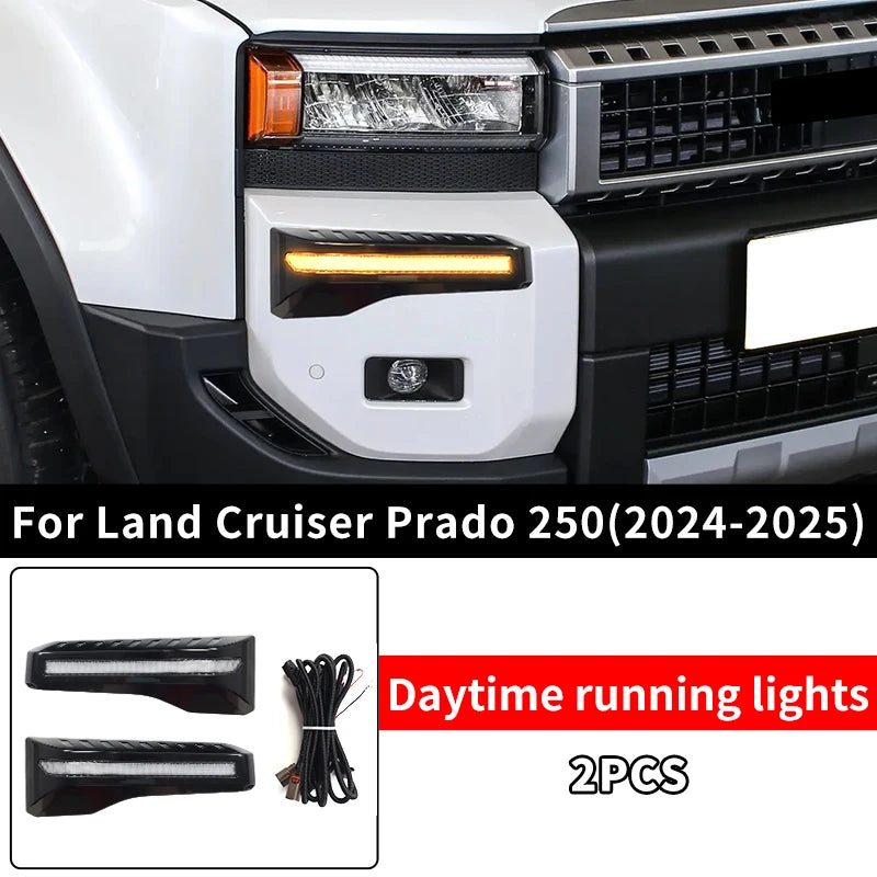 Front Daytime running lamp Turn Signa For Toyota Land Cruiser 250 2024 2025 Prado LC250