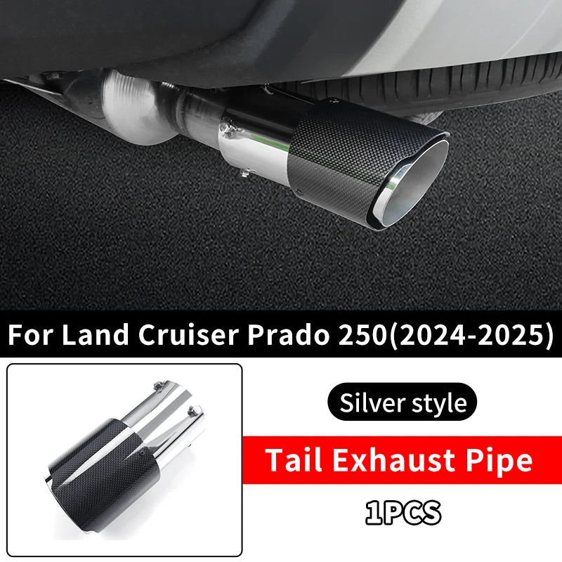 Stainless Steel Exhaust tips For Toyota Land Cruiser 250 Prado Lc250 2024 2025