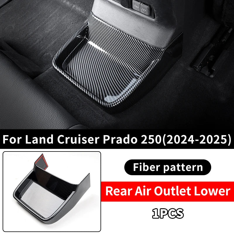 Rear console vent cover For Toyota Land Cruiser 250 2024 1