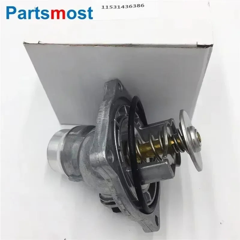 Aluminium Coolant Thermostat Housing W/ Seal for BMW E39 540i E38 740i 740iL E53 X5 Land Rover Range Rover 11531436386 PEL000060