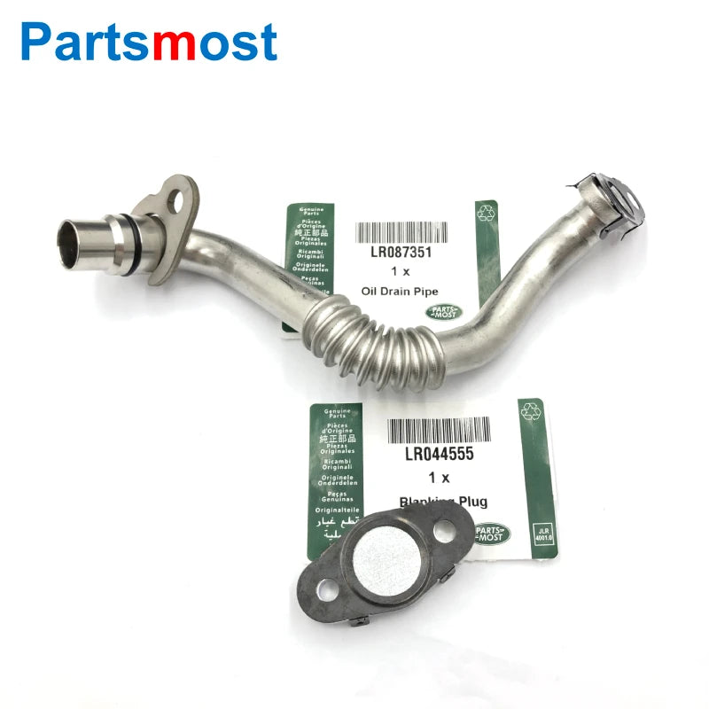 3.0 V6 Modified Turbo Oil Return Pipe LR087351 or Blanking Plug LR044555 for Range Rover RR Sport Velar Discovery 4 Jaguar XF XJ