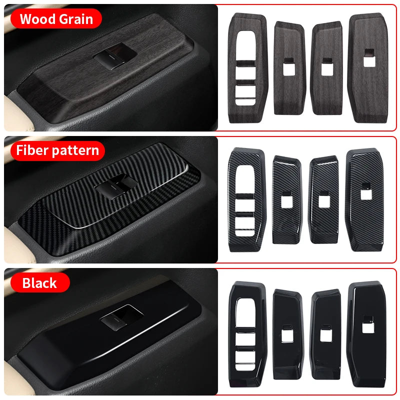 Windows Control Panel Decoration Protective cover For Toyota Land Cruiser 250 2024  Prado