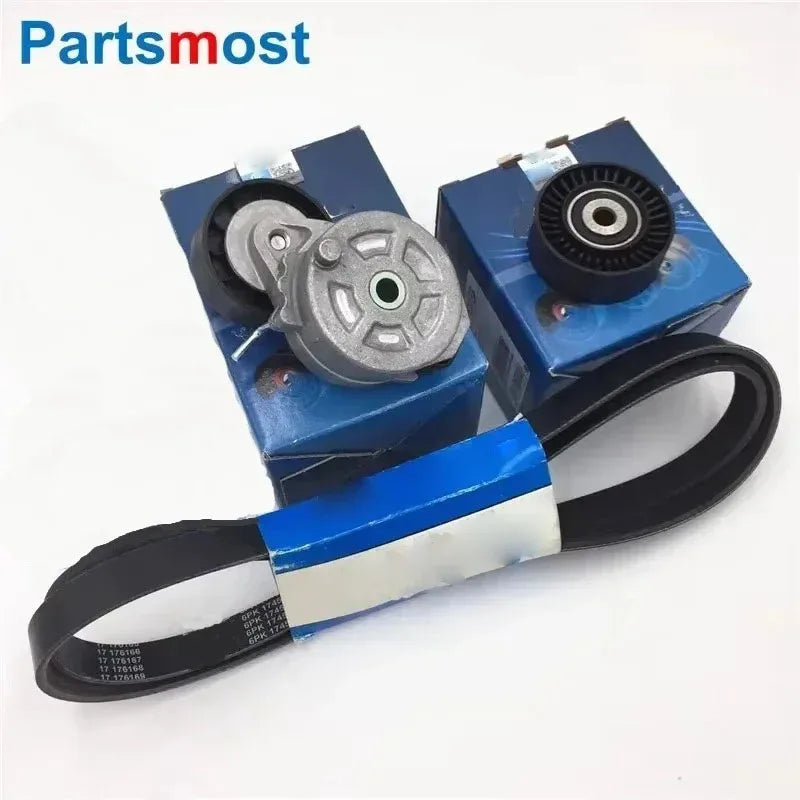 2.2 Diesel Alternator Belt or Tensioner or Pulley For Freelander 2 Range Rover Evoque Discovery Sport LR000996 LR003651 LR004877