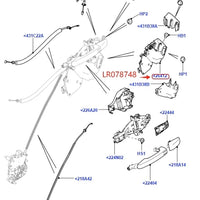 Thumbnail for Front Rear Left Right Door Spring Latch Actuator for Land Rover Range Rover 13- RR Sport 14- LR078728 LR078705 LR078748 LR078742