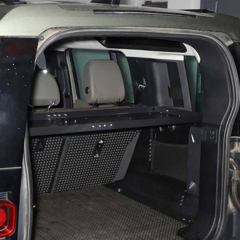 Aluminum Car Trunk Luggage Storage Shelves Multifunctional Storage Pallet Rack For Land Rover Defender 2020-2025