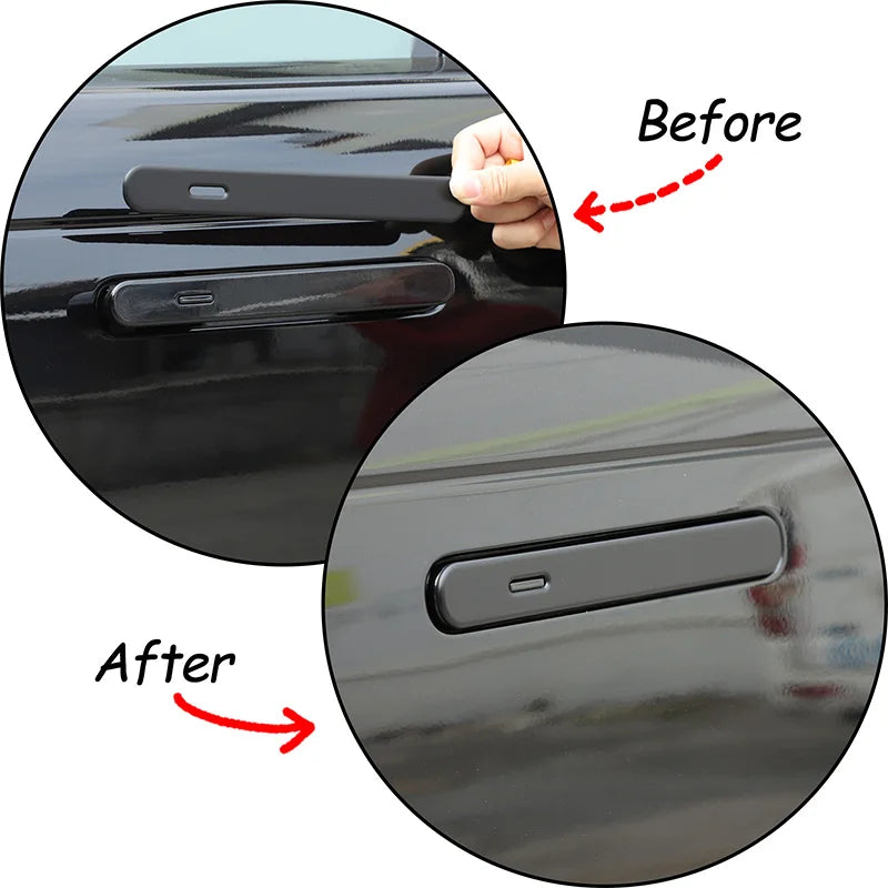 ABS Carbon Fiber/Matte black Exterior Door trim For Land Rover Range Rover Sport /Vogue L460/ L461 2023 2024