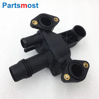 Thumbnail for Thermostat Housing Kit for Land Range Rover Sport Discovery LR3 4 2.7 3.0 Diesel Jaguar XF Water Outlet Pipe 4H2Q8592BF LR073372