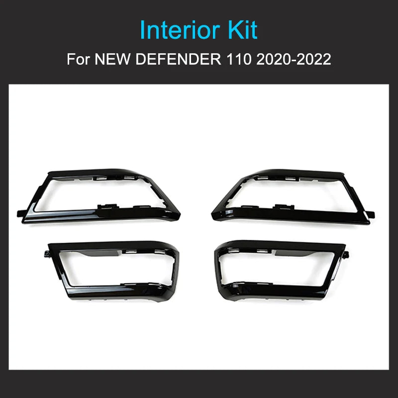 Full Gloss Black replacement Interior Kit for Land Rover Defender 110 2020