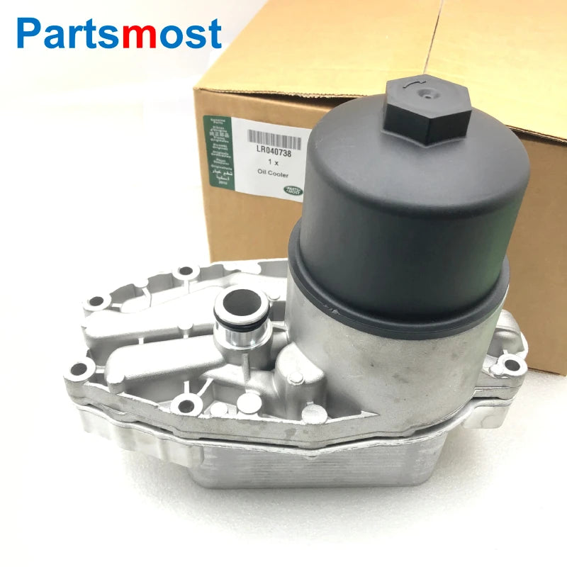3.0 V6 DIESEL OIL COOLER WITH O'RING GASKETS FOR LAND ROVER DISCOVERY 4 RANGE ROVER RR SPORT OIL RADIATOR BASE LR013149 LR040738