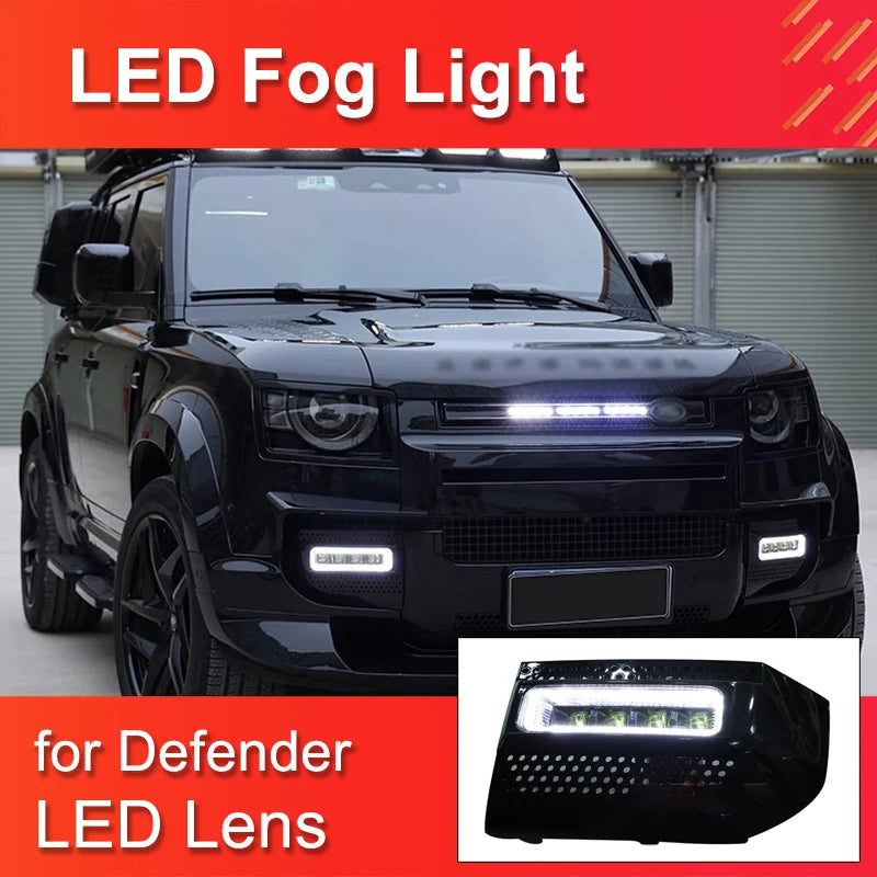 Fog Light with daytime running lights upgrade  for Land Rover Defender 110 2020-2024