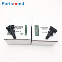 Thumbnail for HEADLAMP WASHER JET SET FOR LAND ROVER FREELANDER LR2 DISCOVERY LR3 LR4 RANGE ROVER RR SPORT BUMPER LIGHT WATER JET SPRAYER CAPS
