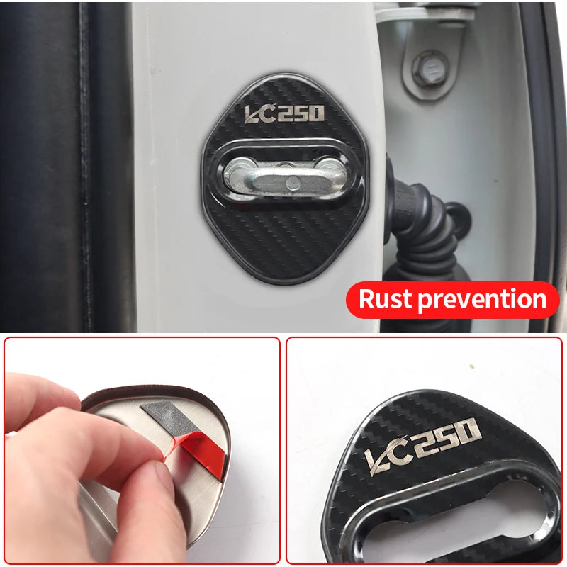 Door Lock Bracket Protective Cover For Toyota Land Cruiser 250 2024 1958 Prado LC250