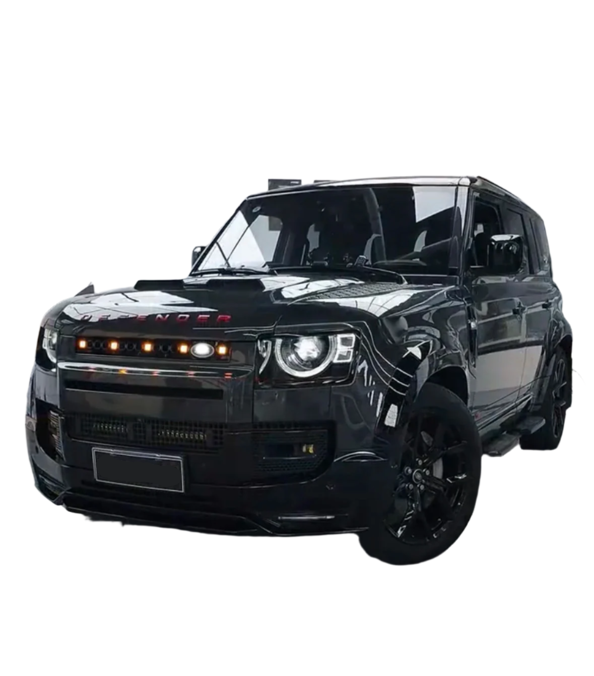 Defender Octa Front Octa Style Front Grille with LED Light for Defender L663 2020-2025 ...