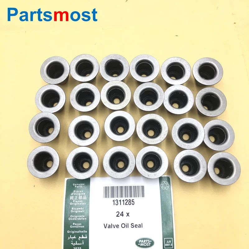 2.7L 3.0L DIESEL 24x VALVE STEM SEALS FOR LAND ROVER RANGE ROVER 2002-09 DISCOVERY 3 RR SPORT 2005-09 2014 NEW DISCOVERY 1311285
