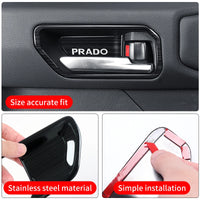 Thumbnail for Car Door Handle Inner bowl Decoration For Toyota Land Cruiser 250 2024 2025 Prado