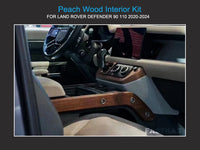 Thumbnail for Peach / Walnut Wood Interior Kit for Land Rover Defender 90 110 2020-2024