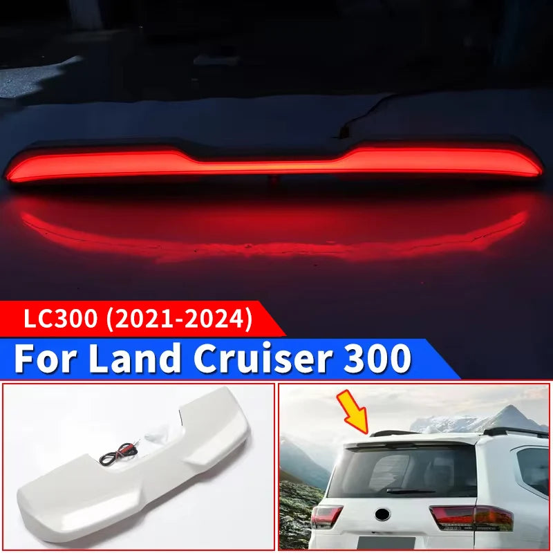 Dynamic Tail Wing  Spoiler For 2021-2024 Toyota Land Cruiser 300 LED LC300 FJ300