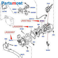 Thumbnail for 2.2L Diesel EGR Valve Gasket for Land Rover Freelander 2 RR Evoque Discovery Sport Exhaust Gas Recirculation Valve Seal LR000998