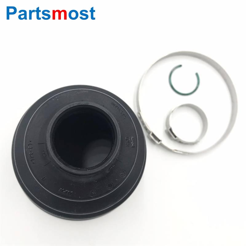 Front Outer Inner CV Joint Boot Kit for Range Rover Evoque Discovery Sport RH Left Axle Boot GKN 36022 36178 LR025065 LR025066
