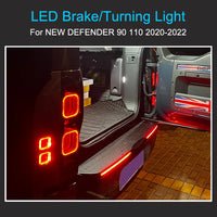 Thumbnail for LED Rear Bumper Tailgate Cover with Dynamic Brake Light for Defender L663