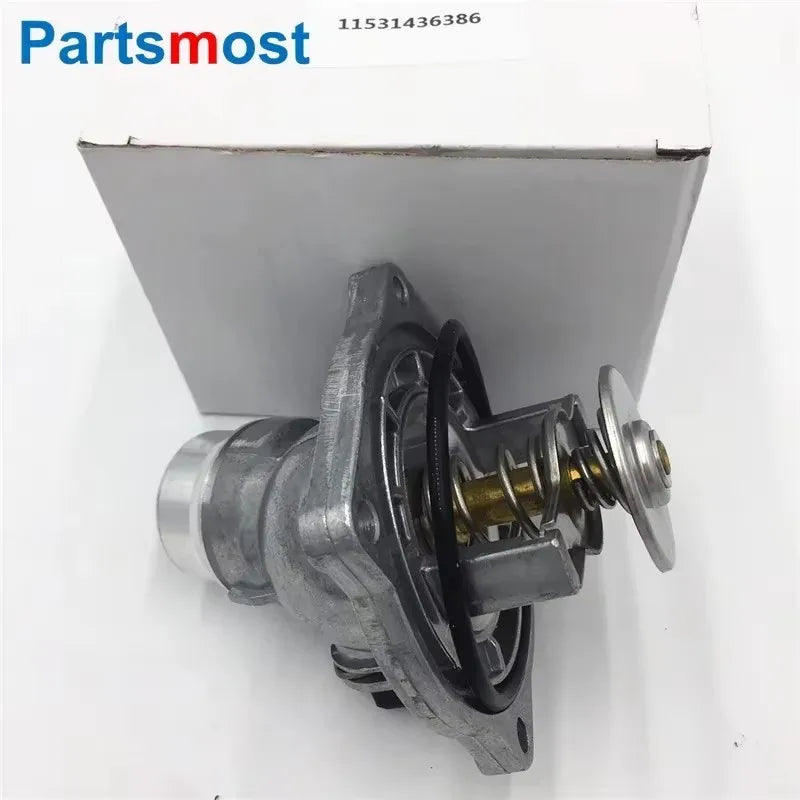 Aluminium Coolant Thermostat Housing W/ Seal for BMW E39 540i E38 740i 740iL E53 X5 Land Rover Range Rover 11531436386 PEL000060