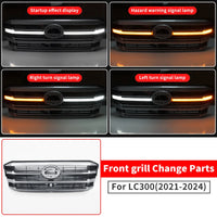 Thumbnail for LED Light Bar Grille For Toyota Land Cruiser lc300 2021 2022 2023 2024