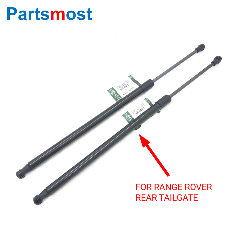 2pcs of Gas Lifts for Land Rover Range Rover L322 2002- 2012 Front Bonnet Gas Spring BKK760010 Rear Tailgate Gas Strut BHE760020