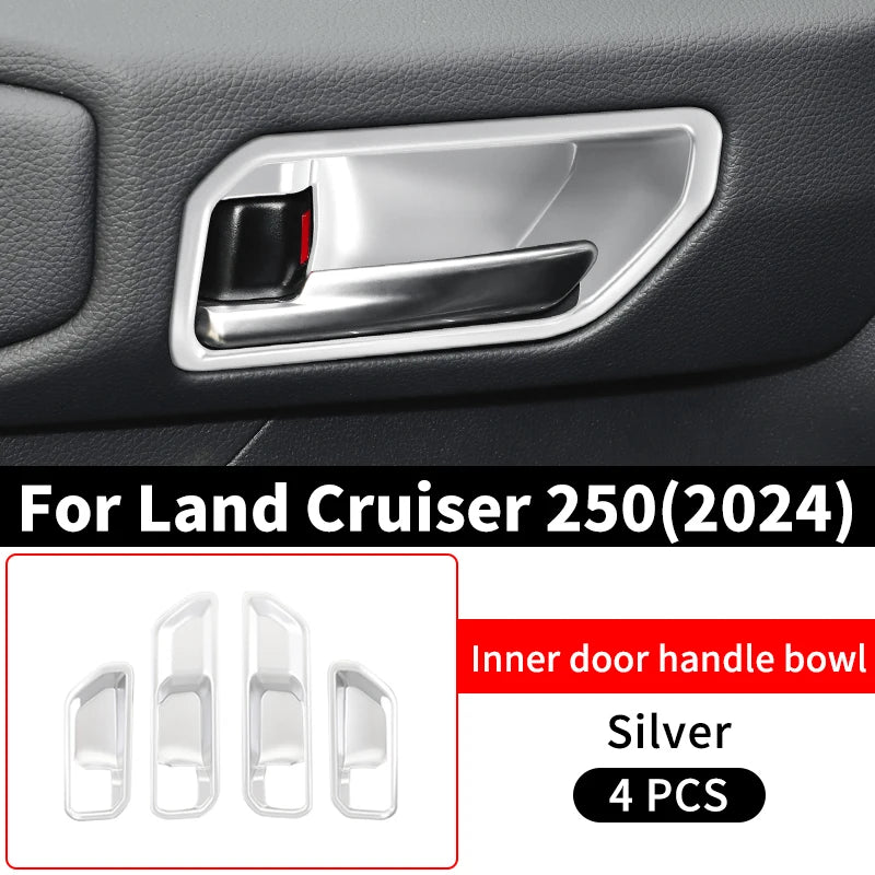 Interior Door handle protection For Toyota Land Cruiser 250 1958 2024 Prado Lc250