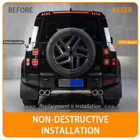 Thumbnail for Led Tail Lamp Rear Brake High Addtional Turn signal Reverse Taillight 2026 New Style For Land Rover Defender L663 2020-2026
