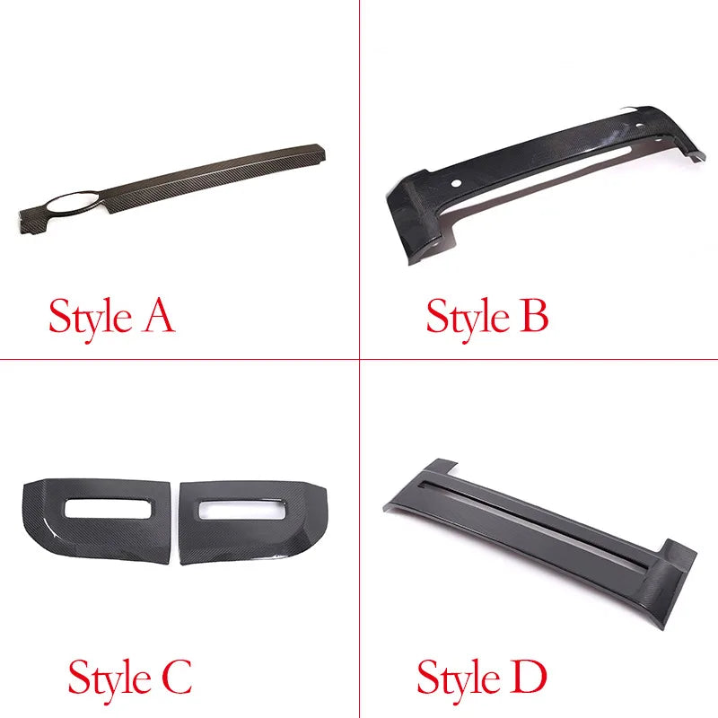 Real carbon fiber Front Bumper Grille Covers For Land Rover Defender 90 110 130 2020+
