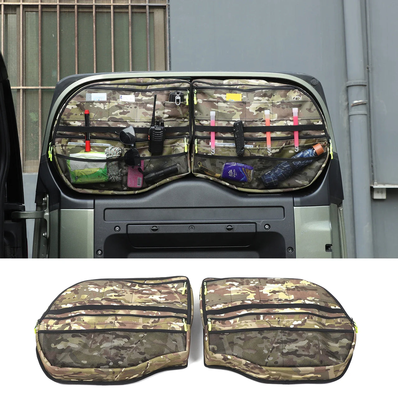 Tailgate Window Storage Bag For Land Rover Defender 90 110 130 2020+