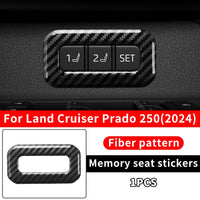 Thumbnail for Memory Seat Button Decoration Cover For Toyota Land Cruiser 250 2024 1958 Prado