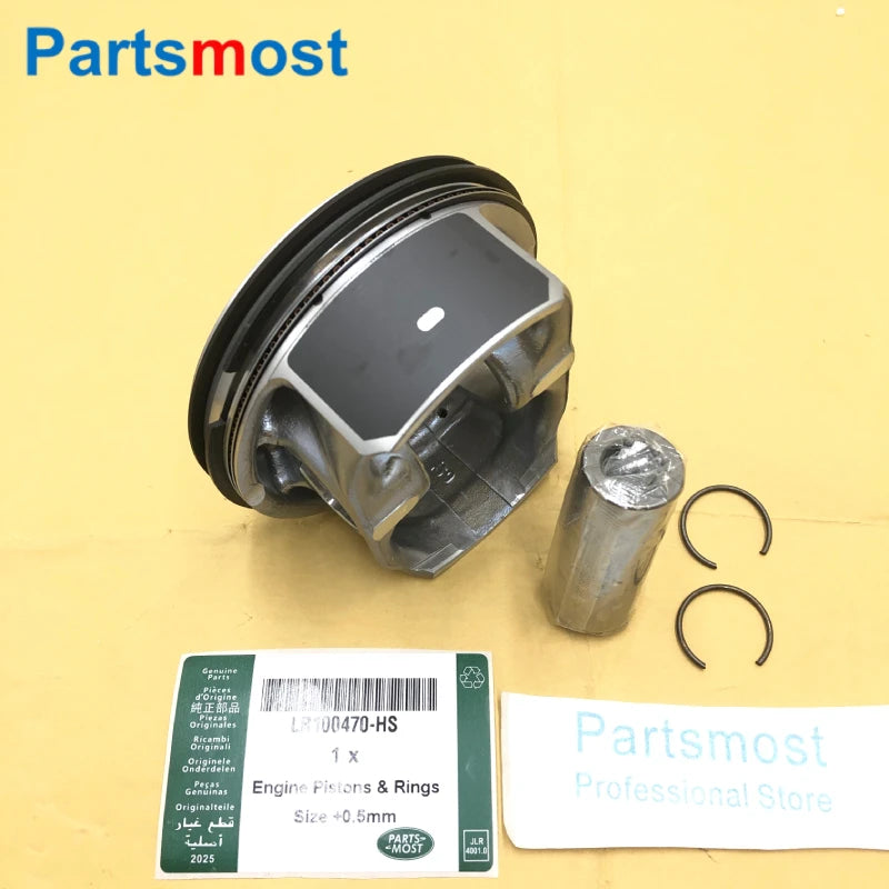 8PCS 508PS 5.0T PETROL SC PISTONS WITH RINGS FOR AJ133 ENGINE LR100470 DISCOVERY LR4 RANGE ROVER RR SPORT JAGUAR XJ XF XK F-TYPE