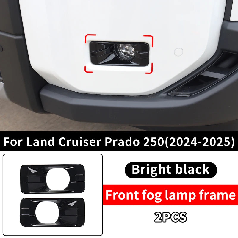 Front Fog Lamp Decoration For Toyota Land Cruiser 250 2024 2025 Prado LC250