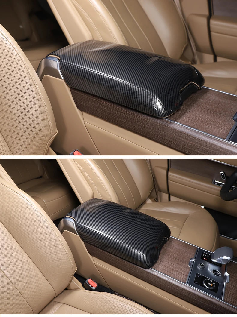 Carbon style armrest for Rover Range Rover Vogue L460 2023 2024