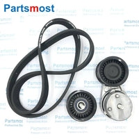Thumbnail for ALTERNATOR DRIVE BELT / IDLER PULLEY / TENSIONER FOR RANGE ROVER SPORT VELAR NEW DISCOVERY 4 DEFENDER LR091608 LR035545 LR079294