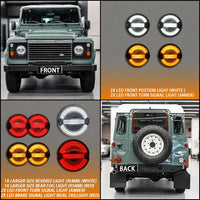 Thumbnail for 10pcs LED Upgraded Complete Kits For Land Rover Defender 90 110 130 L316 1995-2016