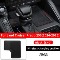 Thumbnail for Prado center console Wireless Charger Silicone Protection Pad For Toyota Land Cruiser 250 2024