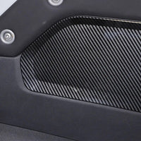 Thumbnail for ABS Carbon Fiber Car Central Control Storage Box Partition Cover Trim for Land Rover Defender L663 90, 110, and 130 2020-2023 -