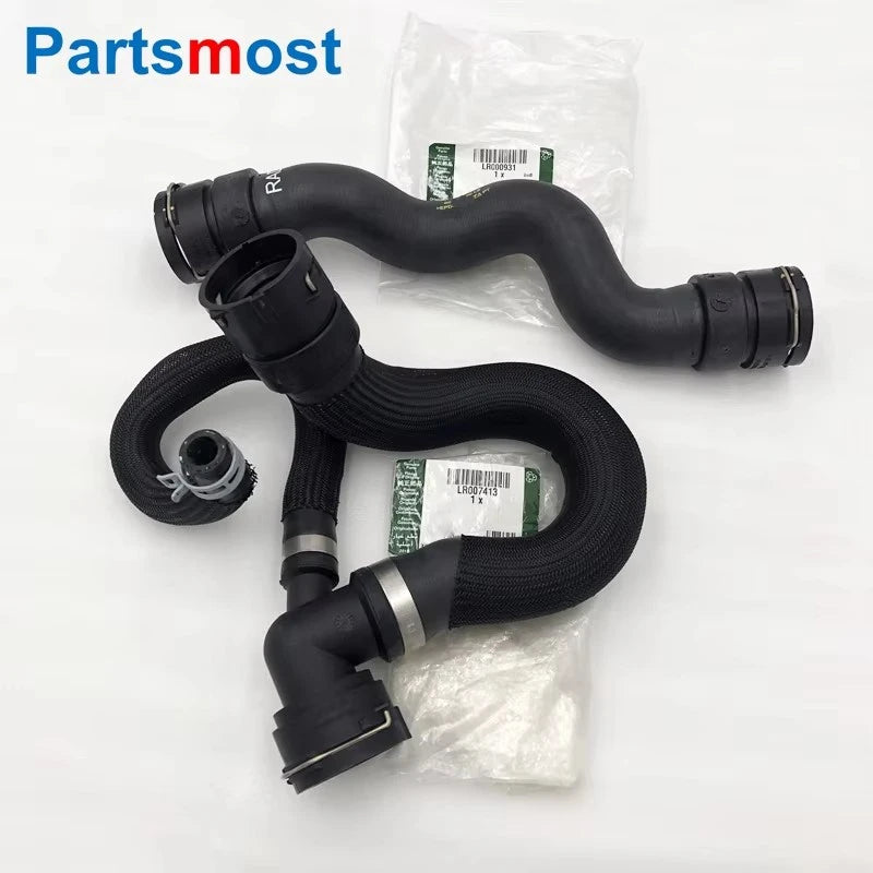 3.2L Petrol Radiator Coolant Hose Lower / Upper for Land Rover Freelander LR2 2008-2012 OE quality Top LR000931 Bottom LR007413