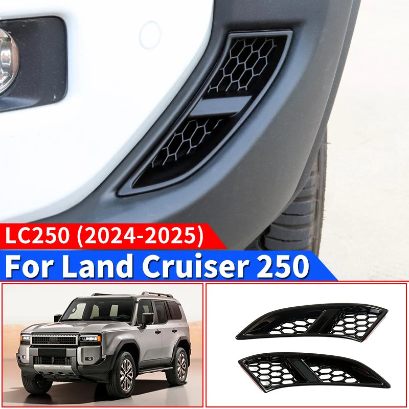 Front Bumper Air vents cover For Toyota Land Cruiser 250 2024 2025 Prado LC250