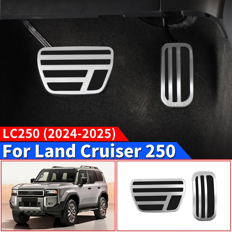 Stainless Steel pedals For Toyota Land Cruiser 250 2024