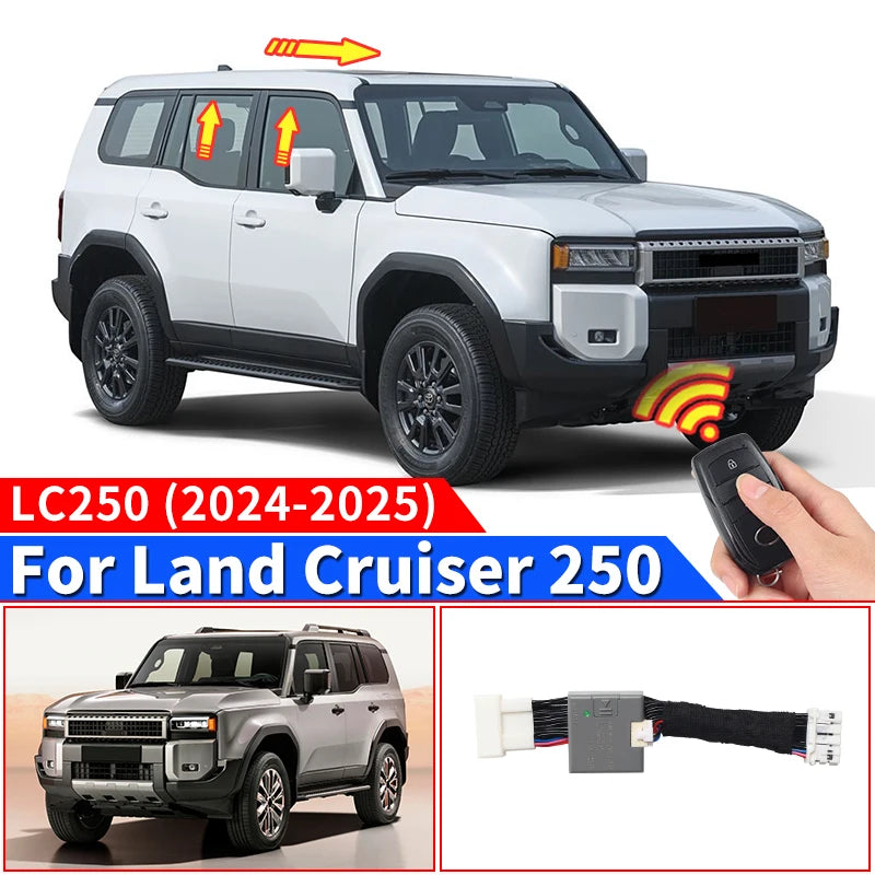 Electric Window Lifter Upgrade – Toyota Land Cruiser Prado LC250 / J250 (2024–2025)