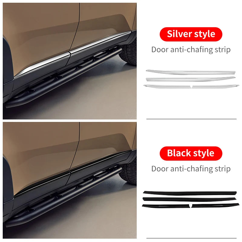 Door Waist Line Chrome Decoration Strip For Toyota Land Cruiser 250 2024 1958 Prado LC250